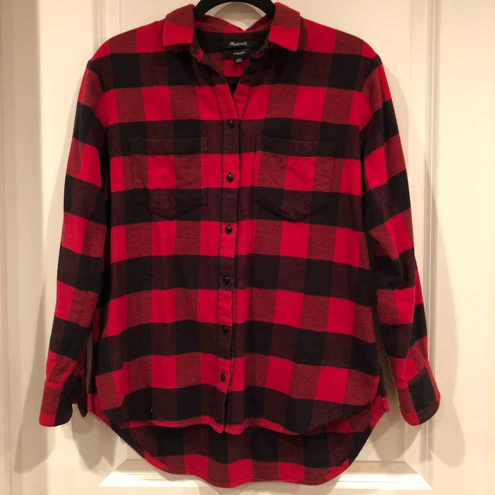 Madewell flannel shirt/coat